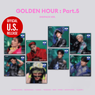 ATEEZ GOLDEN HOUR : PART.5 (U.S VER) HELLO82 [POP-UP EXCLUSIVE