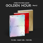 ATEEZ 11TH MINI ALBUM GOLDEN HOUR PART.2 - 3 ALBUMS SET