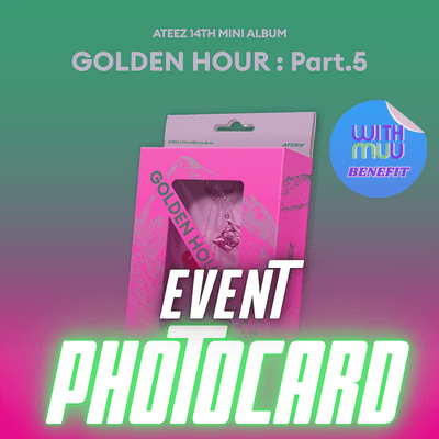 ATEEZ 14TH MINI ALBUM GOLDEN HOUR: PART 5 (KEY CHAIN VER.) | KPOP USA