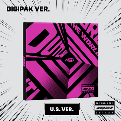 ATEEZ 9TH MINI ALBUM THE WORLD EP 2 : OUTLAW DIGIPACK VER. (US