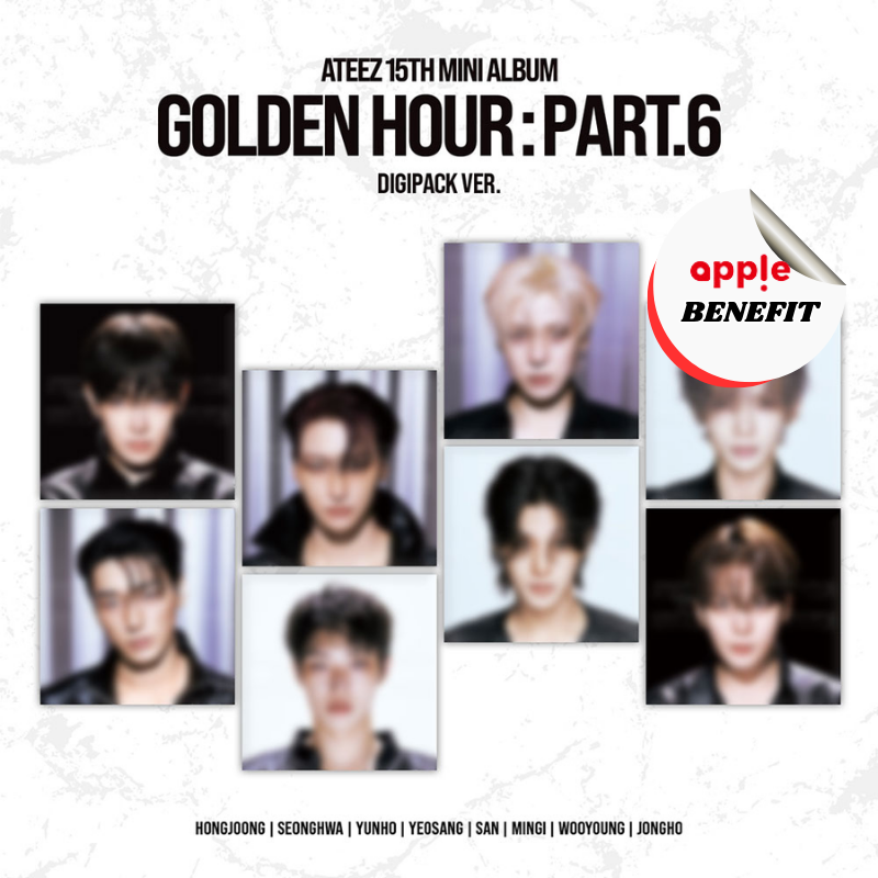 ATEEZ 15TH MINI ALBUM GOLDEN HOUR : Part.6 (MEMBER DIGIPACK VER
