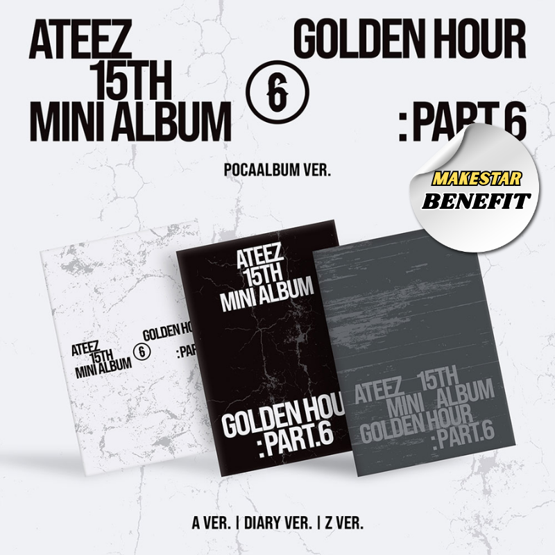 ATEEZ 15TH MINI ALBUM GOLDEN HOUR : Part.6 (POCA ALBUM VER.) - 3