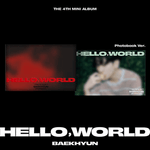 EXO BAEKHYUN 4TH MINI ALBUM HELLO, WORLD (PHOTOBOOK VER.) | 2 ALBUMS SET
