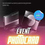 BLACKPINK 3RD MINI ALBUM DEADLINE (GRAY VER.) | KPOP USA WITHMUU OFFICIAL PHOTOCARD (RANDOM 1 OUT OF 4)