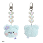 BT21 OFFICIAL MININI BEADS PLUSH FACE KEYRING