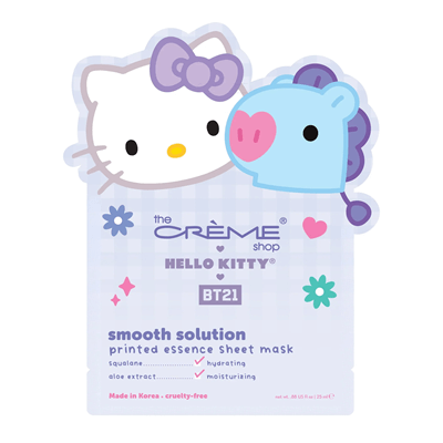 THE CRÈME SHOP X HELLO KITTY & BT21 PRINTED ESSENCE SHEET MASK