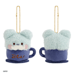 BT21 OFFICIAL MININI PLUSH KEYRING LATTE