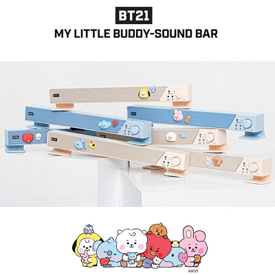 BT21 OFFICIAL SOUND BAR USB SPEAKER – KPOP USA