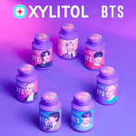XYLITOL x BTS LIMITED EDITION PURPLE MIX | 8 BOTTLE SET (7 MEMBERS + 1 RANDOM GROUP)