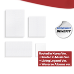 BTS 5TH FULL ALBUM ARIRANG (PHOTOBOOK VER. + LIVING LEGEND VER. + WEVERSE ALBUMS VER.) - 4 ALBUMS SET | SOUNDWAVE OFFICIAL PHOTOCARD SET INCLUDED (7PCS) + REMOVABLE LOGO STICKER