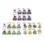 BTS X COOKIE RUN: KINGDOM OFFICIAL MERCHANDISE STICKER SET