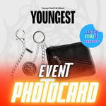 DAY6 YOUNG K 2ND ALBUM YOUNGEST (WALLET & KEYRING VER.) | KPOP USA WITHMUU OFFICIAL PHOTOCARD (RANDOM 1 OUT OF 2)