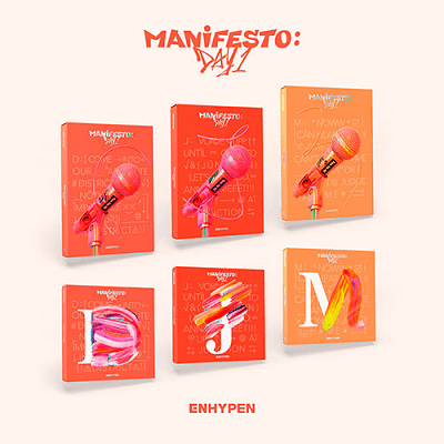 ENHYPEN MANIFESTO DAY 1 ALBUM AND ENGENE VER | 6 ALBUMS SET – KPOP USA