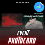 EXO BAEKHYUN 4TH MINI ALBUM HELLO, WORLD (PHOTOBOOK VER.) - 2 ALBUMS SET | KPOP USA WITHMUU OFFICIAL PHOTOCARD INCLUDED (RANDOM 1 OUT OF 2)
