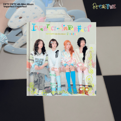 FIFTY FIFTY 4TH MINI ALBUM IMPERFECT-I'MPERFECT | 2 ALBUMS SET
