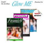 FROMIS9 THE 2ND ALBUM GLOW ME (PHOTOBOOK VER.) - 3 ALBUMS SET | KPOP USA APPLE OFFICIAL PHOTOCARD (RANDOM 1 OUT OF 5)