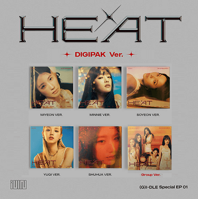 【レア】韓国音楽　韓国アイドル　H.O.T　JTL　公式写真セット GIDLE SPECIAL ALBUM HEAT DIGIPACK VER. – KPOP USA