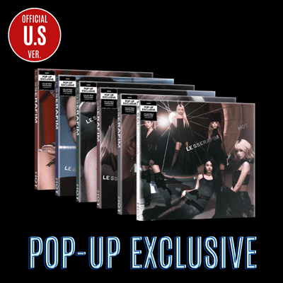 LE SSERAFIM 5TH MINI ALBUM HOT COMPACT VER. (U.S VER) RANDOM