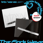 hrtz 1ST MINI ALBUM THE FIRST WAVE - 2 ALBUMS SET | KPOP USA APPLE OFFICIAL PHOTOCARD (RANDOM 1 OUT OF 5)