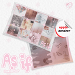 ifeye 3RD EP ALBUM AS IF (PHOTOBOOK VER.) - 2 ALBUMS SET | KPOP USA APPLE OFFICIAL PHOTOCARD A (RANDOM 1 OUT OF 5)