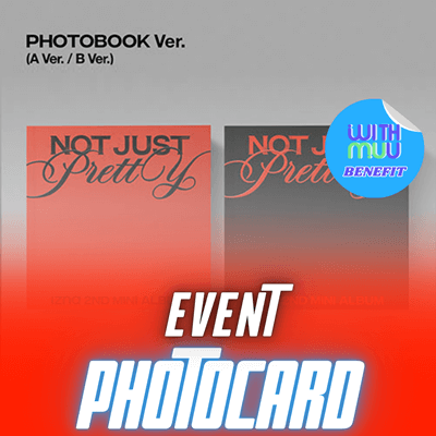 izna Not Just Pretty withmuu ジミン IZNA 2ND MINI ALBUM NOT JUST PRETTY (PHOTOBOOK VER.) - 2 ALBUMS