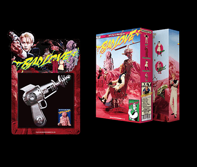 SHINEE KEY BAD LOVE 1ST MINI ALBUM | SPACE RAY GUN & BOX SET VER