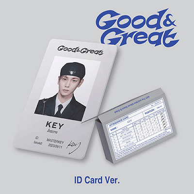 SHINEE KEY 2ND MINI ALBUM GOOD & GREAT - ID VERSION (QR VER