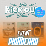 KICKFLIP 2ND MINI ALBUM KICK OUT, FLIP NOW! - 3 ALBUMS SET | KPOP USA WITHMUU OFFICIAL PHOTOCARD (RANDOM 1 OUT OF 7)