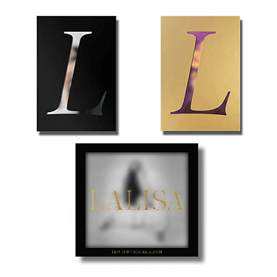 BLACKPINK LISA LALISA 1ST SINGLE ALBUM BLACK, GOLD, & KIT VERSION