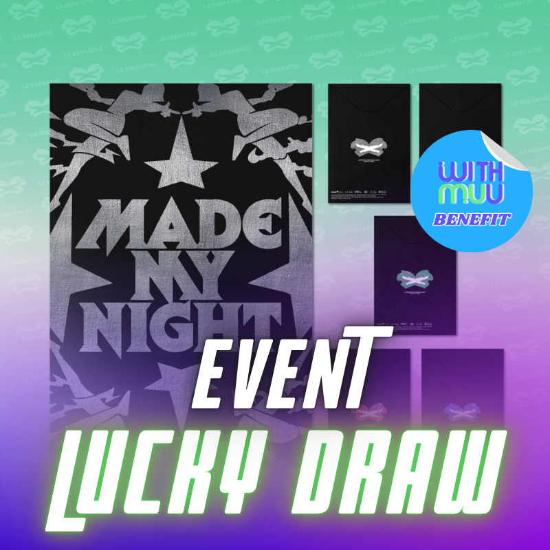 LUCKY DRAW] LE SSERAFIM 2ND SINGLE ALBUM MADE MY NIGHT CHEMICAL