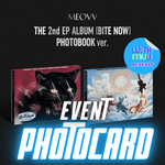 MEOVV 2ND EP ALBUM BITE NOW (PHOTOBOOK VER.) - 2 ALBUMS SET | KPOP USA WITHMUU OFFICIAL PHOTOCARD (RANDOM 3 OUT OF 5)