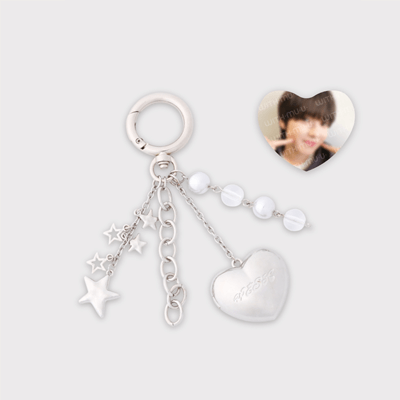 NCT WISH [LET'S GO STEADY] OFFICIAL MD HEART PENDANT KEYRING SET