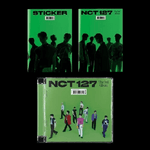 NCT 127 STICKER 3RD ALBUM STICKY (RANDOM VERSION) & JEWEL CASE VERSION | US VER | 3 ALBUMS SET