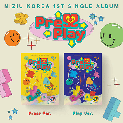NiziU press play 韓国グッズ NIZIU 1ST SINGLE ALBUM PRESS PLAY – KPOP USA