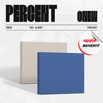 SHINEE ONEW 2ND ALBUM PERCENT (DIGIPACK VER.) - 2 ALBUMS SET | KPOP USA APPLE OFFICIAL PHOTOCARD (RANDOM 1 OUT OF 2)