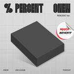 SHINEE ONEW 2ND ALBUM PERCENT (PERCENT VER.) | KPOP USA APPLE OFFICIAL PHOTOCARD (RANDOM 1 OUT OF 2)