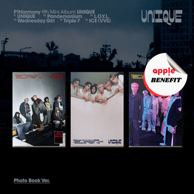 P1Harmony UNIQUE photobook ver.3形態セット×10 P1HARMONY 9TH MINI ALBUM UNIQUE (PHOTOBOOK VER.) - 3 ALBUMS SET