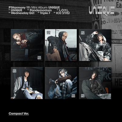 P1HARMONY 9TH MINI ALBUM UNIQUE (COMPACT VER.) – KPOP USA