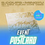 SEVENTEEN S.COUPS x MINGYU 1ST MINI ALBUM HYPE VIBES (COMPACT VER.) | KPOP USA WITHMUU OFFICIAL POSTCARD