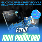 SEVENTEEN S.COUPS x MINGYU 1ST MINI ALBUM HYPE VIBES (STANDARD VER.) | KPOP USA WITHMUU OFFICIAL MINI PHOTOCARD (RANDOM 1 OUT OF 3)