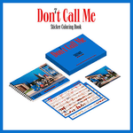 SHINEE DON'T CALL ME OFFICIAL STICKER COLORING BOOK
