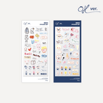 STRAY KIDS SKZOO OFFICIAL GOODS 애 VER STICKER SET