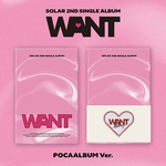 MAMAMOO SOLAR 2ND MINI ALBUM WANT (POCA ALBUM VER.)