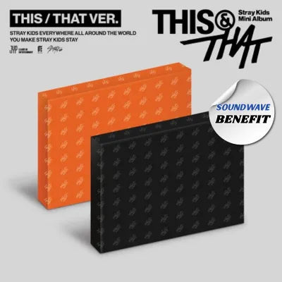 STRAY KIDS MINI ALBUM THIS & THAT (PHOTOBOOK VER.) - 2 ALBUMS SET
