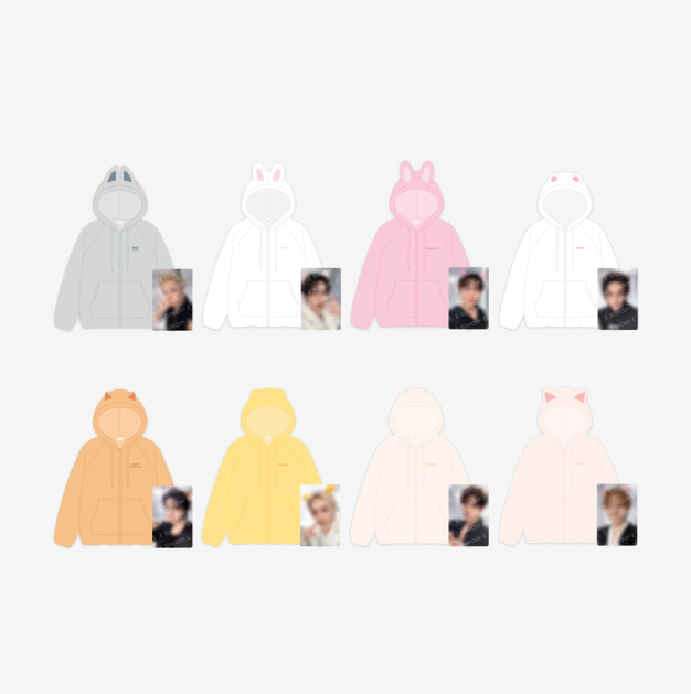 STRAY KIDS RUN IT OFFICIAL MD SKZOO [FLEECE HOOD ZIP-UP] [PRE