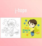 BTS TINYTAN CHARACTER DIY PAINTING SET