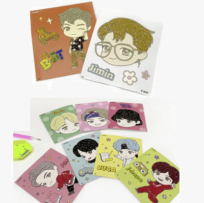 BTS TINYTAN DYNAMITE DIY CUBIC DECO STICKER KIT – KPOP USA