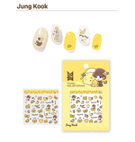 BTS TINYTAN SWEET TIME NAIL ART STICKER