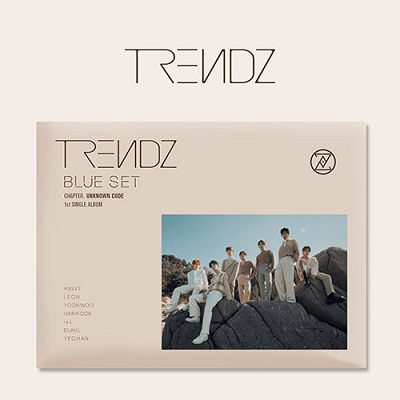 TRENDZ 1ST SINGLE ALBUM BLUE SET CHAPTER. UNKNOWN CODE – KPOP USA