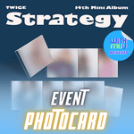 TWICE 14TH MINI ALBUM STRATEGY STEP4 VER. (DIGIPACK VER.) | KPOP USA WITHMUU OFFICIAL PHOTOCARD (RANDOM 1 OUT OF 9) PER ALBUM